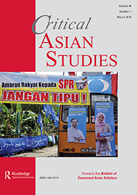 Cover image for Critical Asian Studies, Volume 48, Issue 1, 2016
