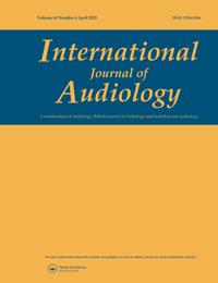 Cover image for International Journal of Audiology, Volume 62, Issue 4, 2023