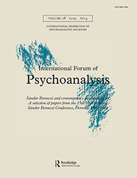 Cover image for International Forum of Psychoanalysis, Volume 28, Issue 4, 2019