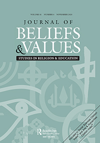 Cover image for Journal of Beliefs & Values, Volume 41, Issue 4, 2020