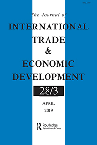 Cover image for The Journal of International Trade & Economic Development, Volume 28, Issue 3, 2019