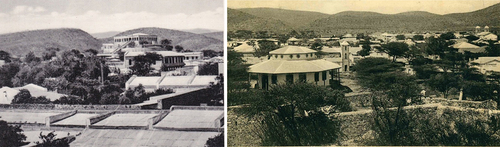 Figure 6. Picture of Dire Dawa Palace, Gibi (left), and St. Mikael Church (right).
