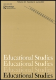 Cover image for Educational Studies, Volume 39, Issue 3, 2013
