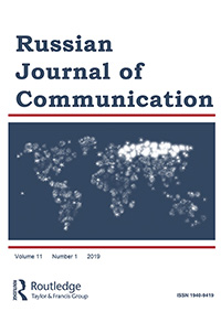 Cover image for Russian Journal of Communication, Volume 11, Issue 1, 2019