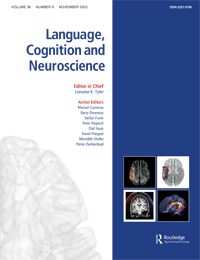 Cover image for Language, Cognition and Neuroscience, Volume 38, Issue 9, 2023