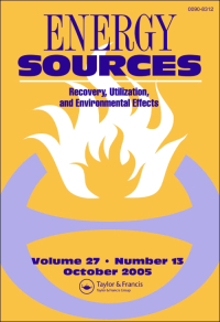 Cover image for Energy Sources, Part A: Recovery, Utilization, and Environmental Effects, Volume 38, Issue 19, 2016