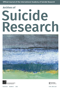 Cover image for Archives of Suicide Research, Volume 26, Issue 2, 2022