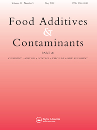 Cover image for Food Additives & Contaminants: Part A, Volume 39, Issue 5, 2022
