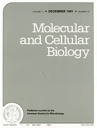 Cover image for Molecular and Cellular Biology, Volume 11, Issue 12, 1991