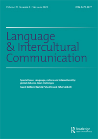 Cover image for Language and Intercultural Communication, Volume 23, Issue 1, 2023