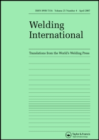 Cover image for Welding International, Volume 32, Issue 3, 2018
