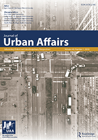 Cover image for Journal of Urban Affairs, Volume 40, Issue 1, 2018
