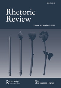 Cover image for Rhetoric Review, Volume 42, Issue 3, 2023