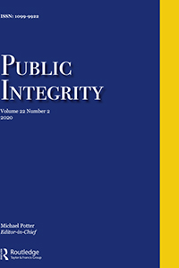 Cover image for Public Integrity, Volume 22, Issue 2, 2020