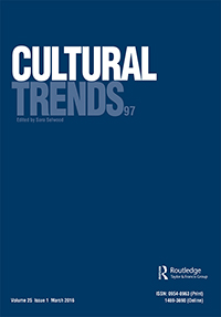 Cover image for Cultural Trends, Volume 25, Issue 1, 2016