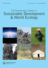 Cover image for International Journal of Sustainable Development & World Ecology, Volume 31, Issue 1, 2024