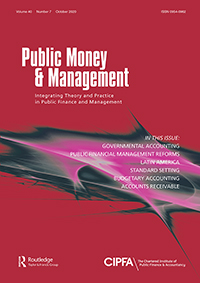 Cover image for Public Money & Management, Volume 40, Issue 7, 2020