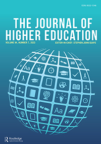 Cover image for The Journal of Higher Education, Volume 94, Issue 7, 2023