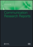 Cover image for Communication Research Reports, Volume 30, Issue 3, 2013