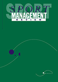 Cover image for Sport Management Review, Volume 8, Issue 1, 2005