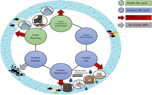 Figure 5. Plastic and plastic product lifecycle.