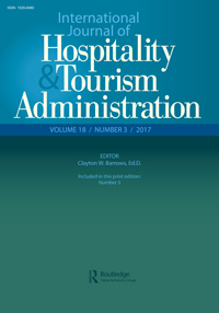 Cover image for International Journal of Hospitality & Tourism Administration, Volume 18, Issue 3, 2017