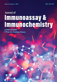 Cover image for Journal of Immunoassay and Immunochemistry, Volume 43, Issue 1, 2022