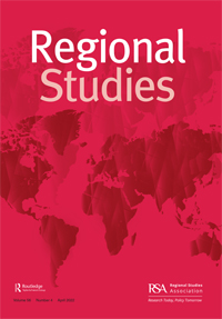 Cover image for Regional Studies, Volume 56, Issue 4, 2022