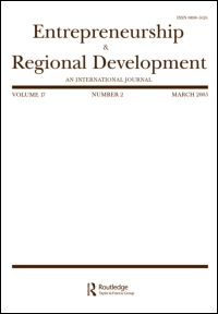 Cover image for Entrepreneurship & Regional Development, Volume 18, Issue 5, 2006