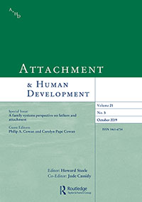 Cover image for Attachment & Human Development, Volume 21, Issue 5, 2019