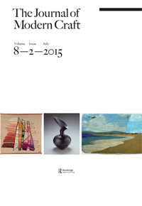 Cover image for The Journal of Modern Craft, Volume 8, Issue 2, 2015