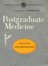 Cover image for Postgraduate Medicine, Volume 34, Issue 5, 1963