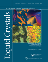 Cover image for Liquid Crystals, Volume 43, Issue 10, 2016