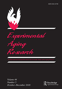 Cover image for Experimental Aging Research, Volume 44, Issue 5, 2018