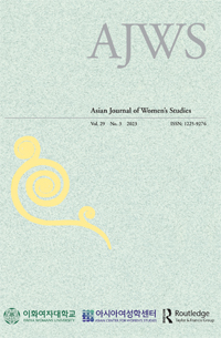 Cover image for Asian Journal of Women's Studies, Volume 29, Issue 3, 2023