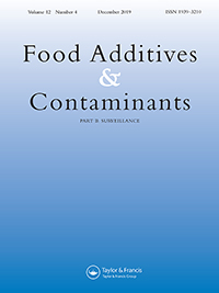 Cover image for Food Additives & Contaminants: Part B, Volume 12, Issue 4, 2019