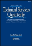 Cover image for Technical Services Quarterly, Volume 33, Issue 1, 2016