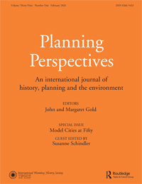 Cover image for Planning Perspectives, Volume 39, Issue 1, 2024