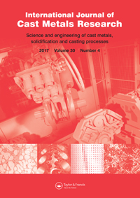 Cover image for International Journal of Cast Metals Research, Volume 30, Issue 4, 2017
