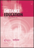 Cover image for Distance Education, Volume 3, Issue 1, 1982