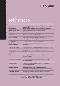 Cover image for Ethnos, Volume 83, Issue 5, 2018