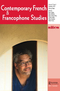 Cover image for Contemporary French and Francophone Studies, Volume 27, Issue 5, 2023
