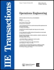 Cover image for IISE Transactions, Volume 41, Issue 1, 2008