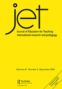 Cover image for Journal of Education for Teaching, Volume 47, Issue 5, 2021