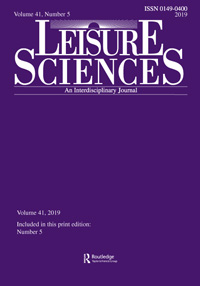 Cover image for Leisure Sciences, Volume 41, Issue 5, 2019