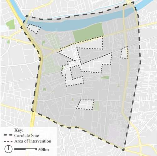 Figure 2. Urban structure of Carré de Soie