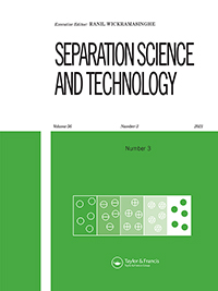 Cover image for Separation Science and Technology, Volume 56, Issue 3, 2021