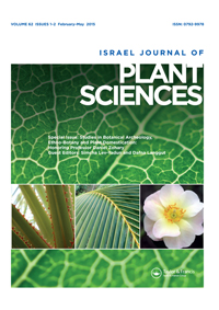 Cover image for Israel Journal of Plant Sciences, Volume 62, Issue 1-2, 2015