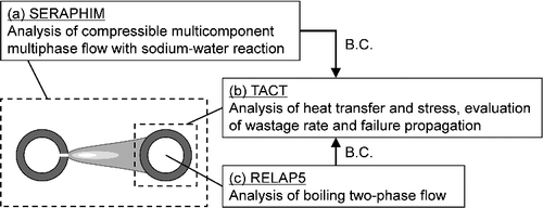 Figure 2. Multiphysics evaluation system for tube failure accident.