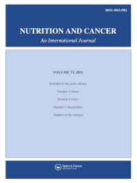 Cover image for Nutrition and Cancer, Volume 73, Issue 5, 2021